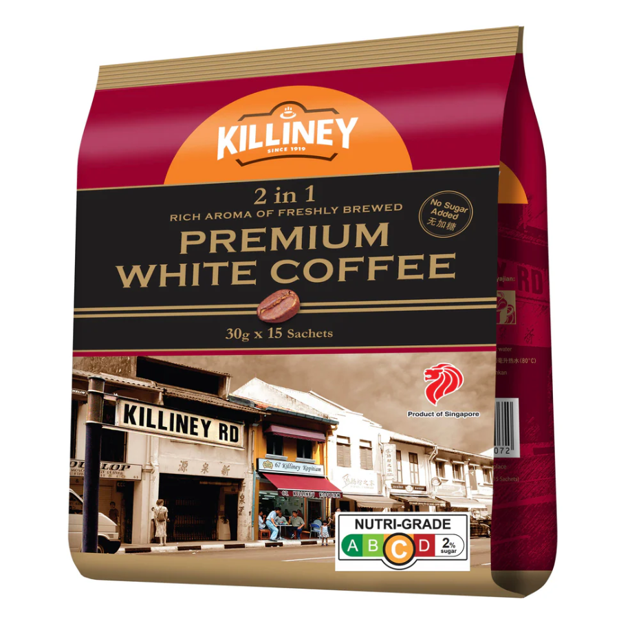 Killiney Premium 2-in-1 White Coffee 15x30g