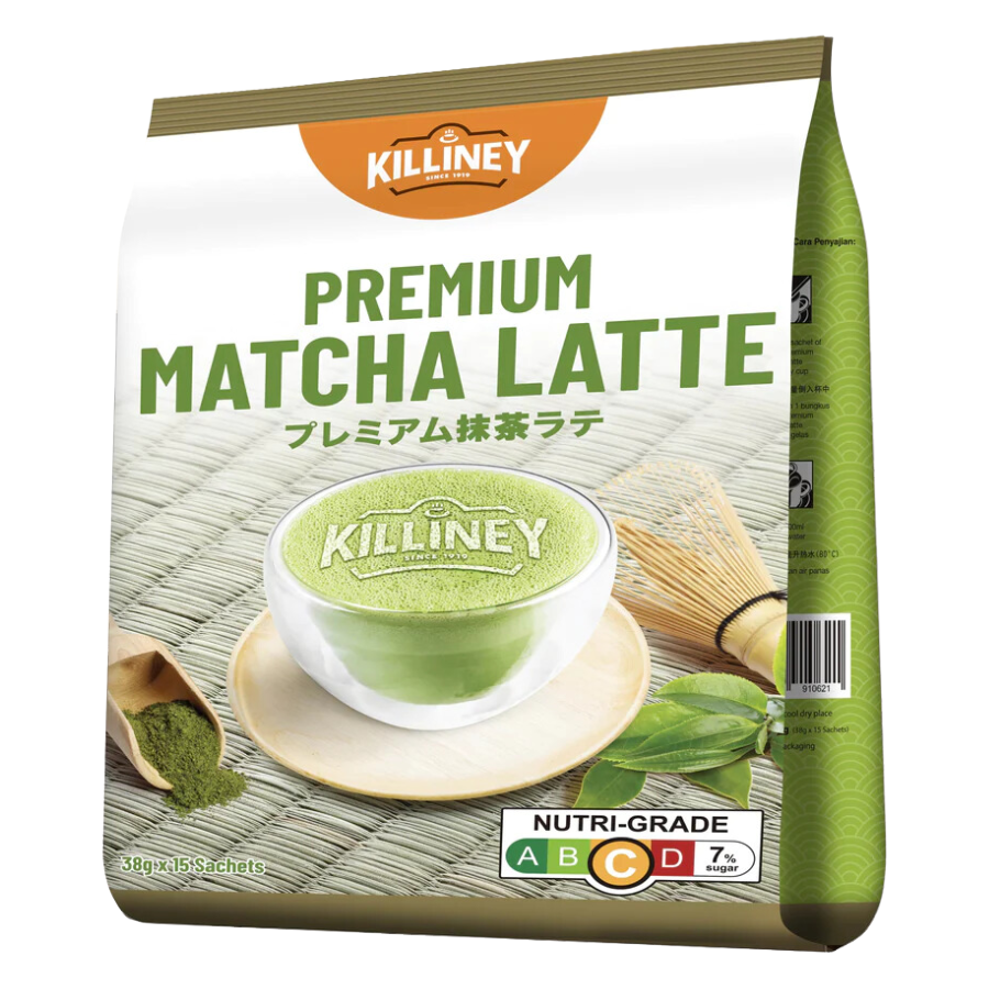 Killiney Premium Matcha Latte 15x38g