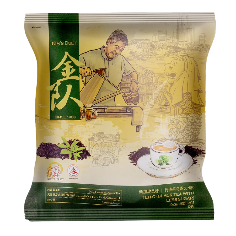 Kim's Duet Teh-O (Black Tea with Less Sugar) 20x8g (EXP: 08.05.25)