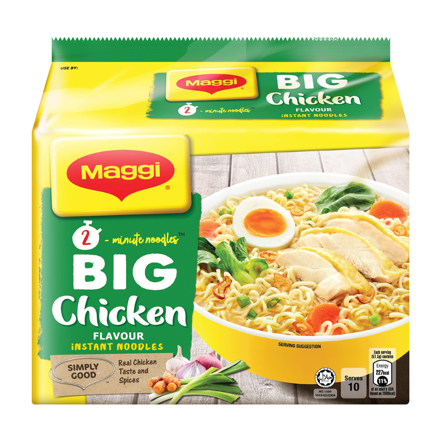 Maggi Mee BIG Chicken Noodles 5x103g Pack (EXP: 31.08.25)