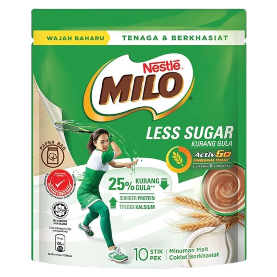 Milo Activ-Go Less Sugar 10x27g