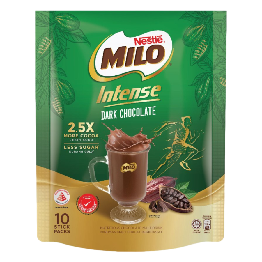 Milo Intense Dark Chocolate 10x33g