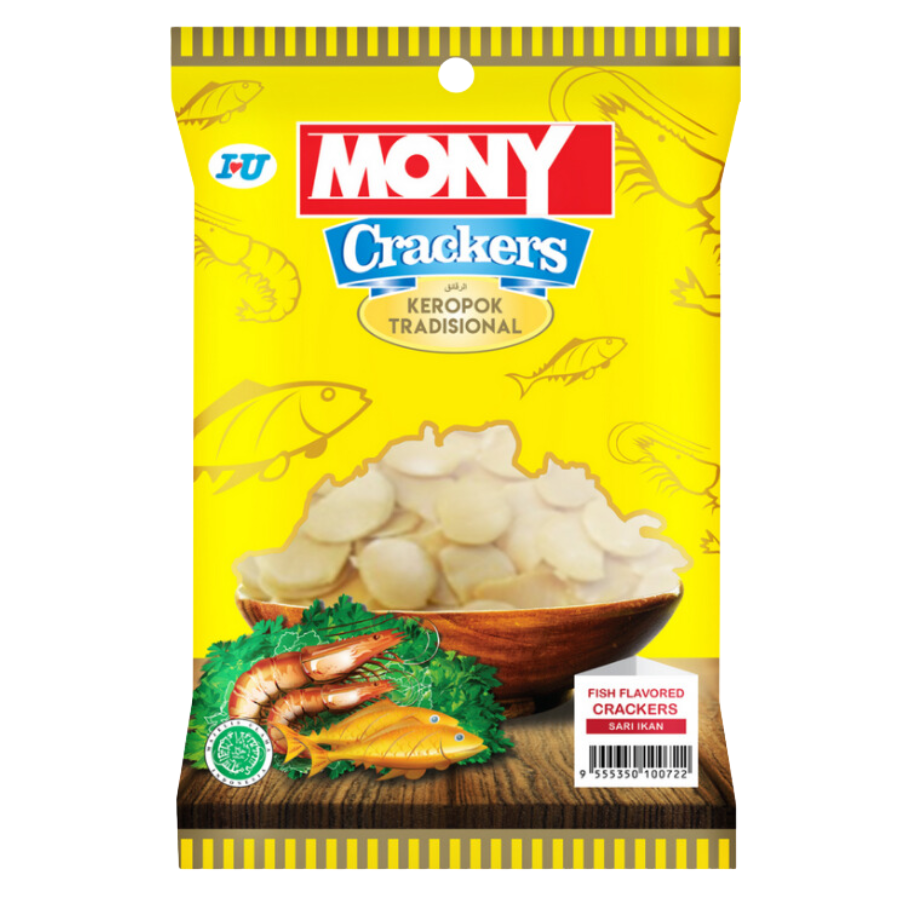 Mony Brand Fish Crackers 200g (BB: 10.05.24)