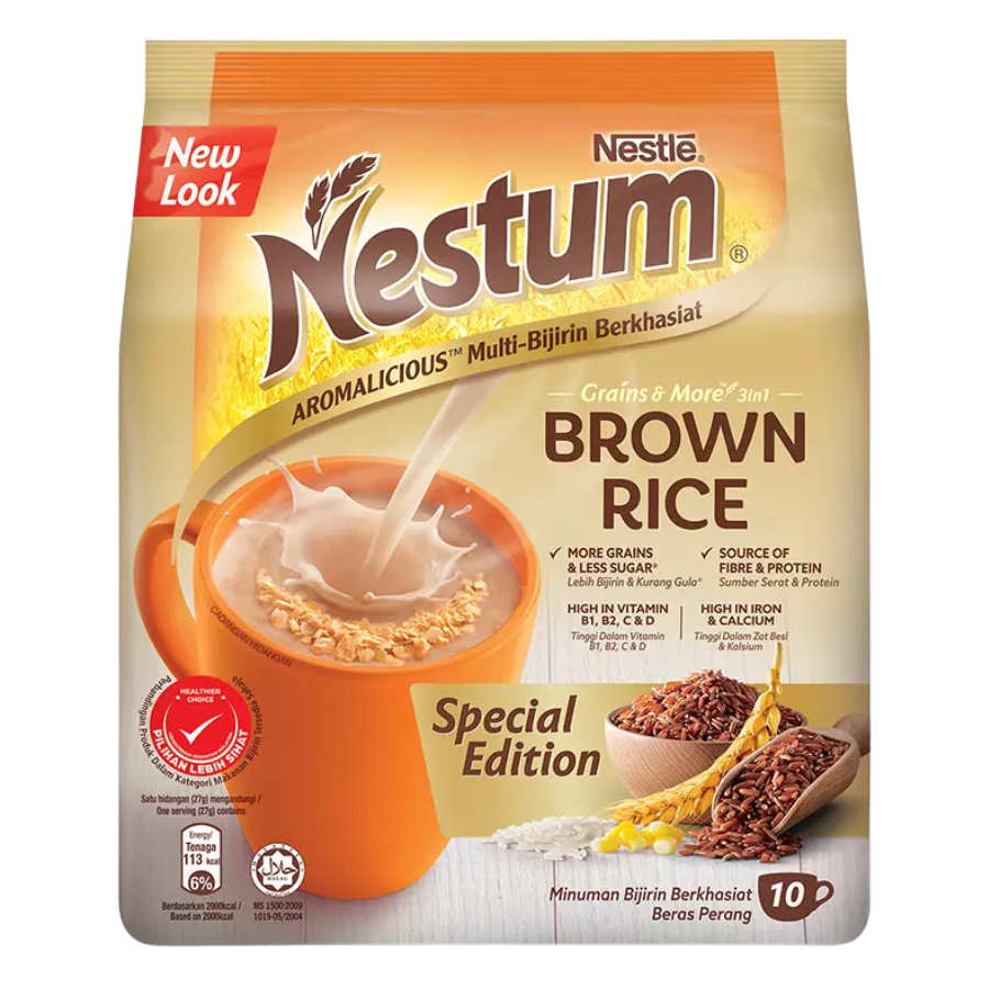 Nestle Nestum Cereal 3in1 Brown Rice (Special Edition) Packet 10x27g