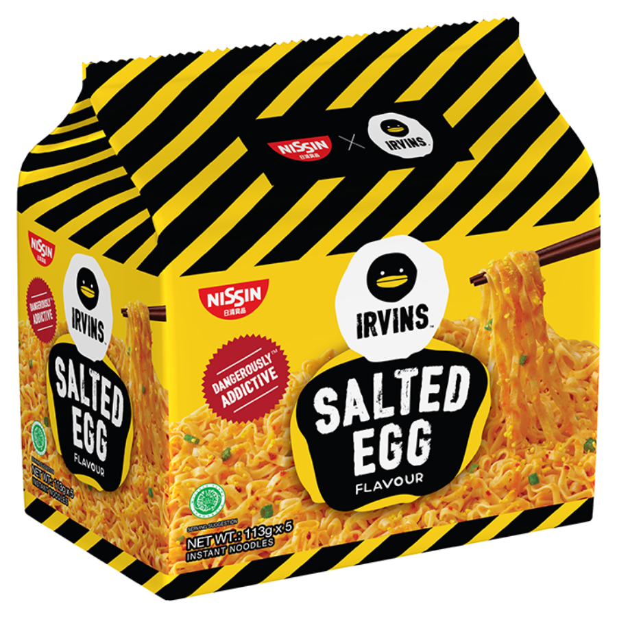 Nissin Irvins Salted Egg Noodle 5x113g Pack