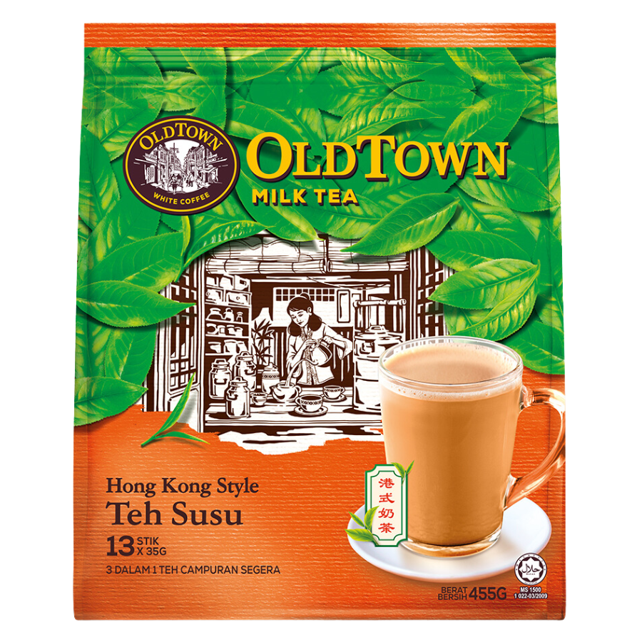 Old Town Milk Tea 3-in-1 HK Style 13x35g