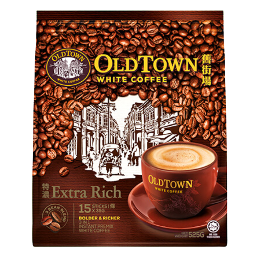Old Town White Coffee 3-in-1 (Extra Rich) 15x35g