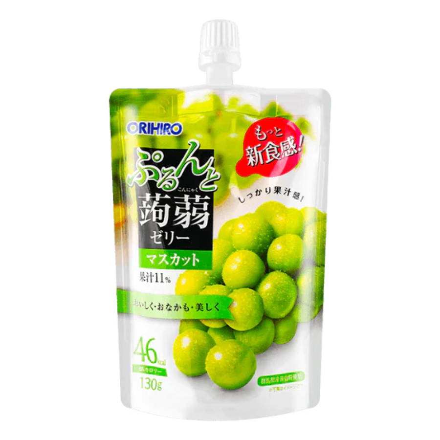 Orihiro Konjac Jelly Muscat Pouch 130g
