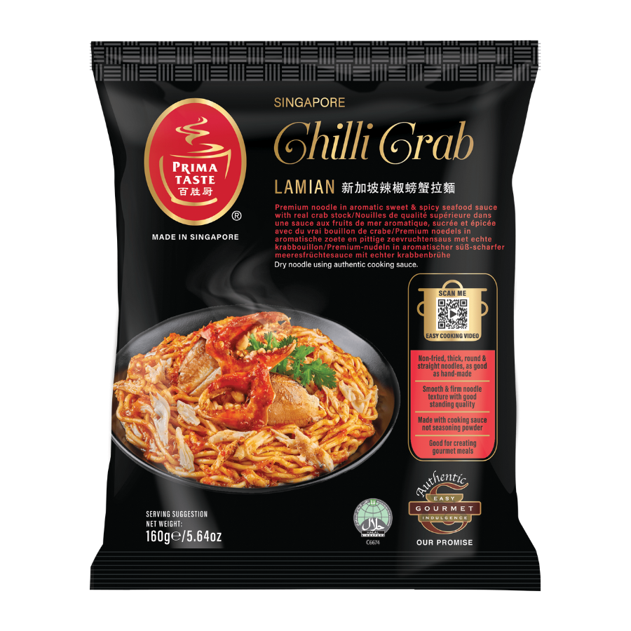 Prima Taste Singapore Chilli Crab LaMian 160g