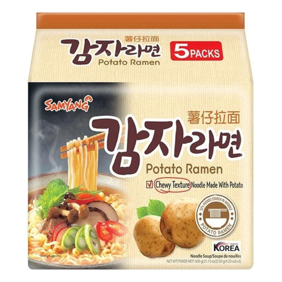 Samyang Potato Ramen 5x120g Pack (BB: 15.06.24)