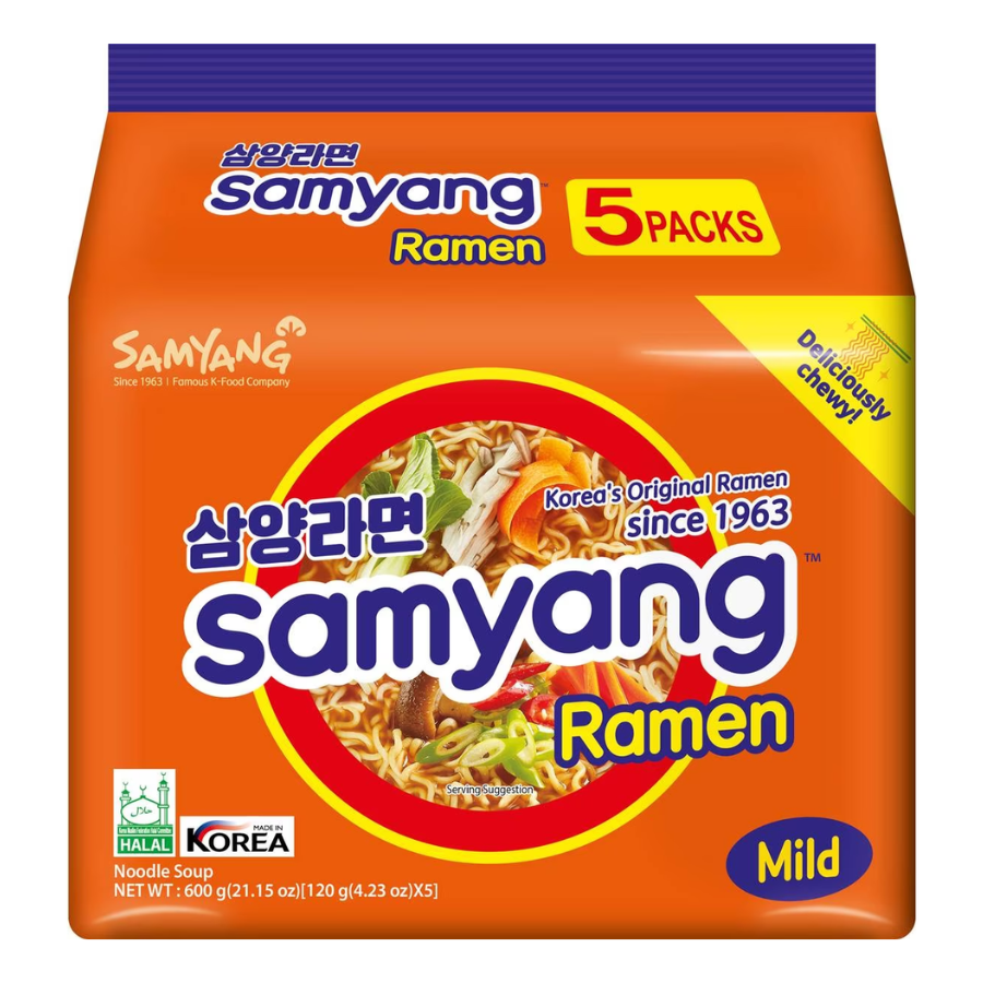 Samyang Ramen 5x120g Pack (BB: 15.03.24)