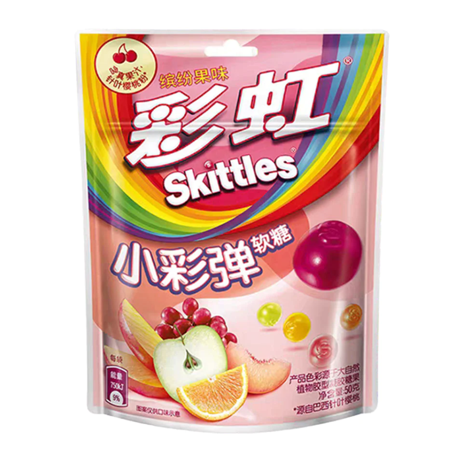 Skittles Mixed Fruit Gummy Candy 50g