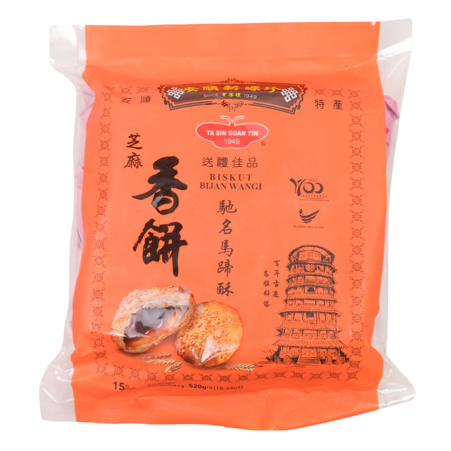 Ta Sin Guan Tin Biskut Bijan 520g