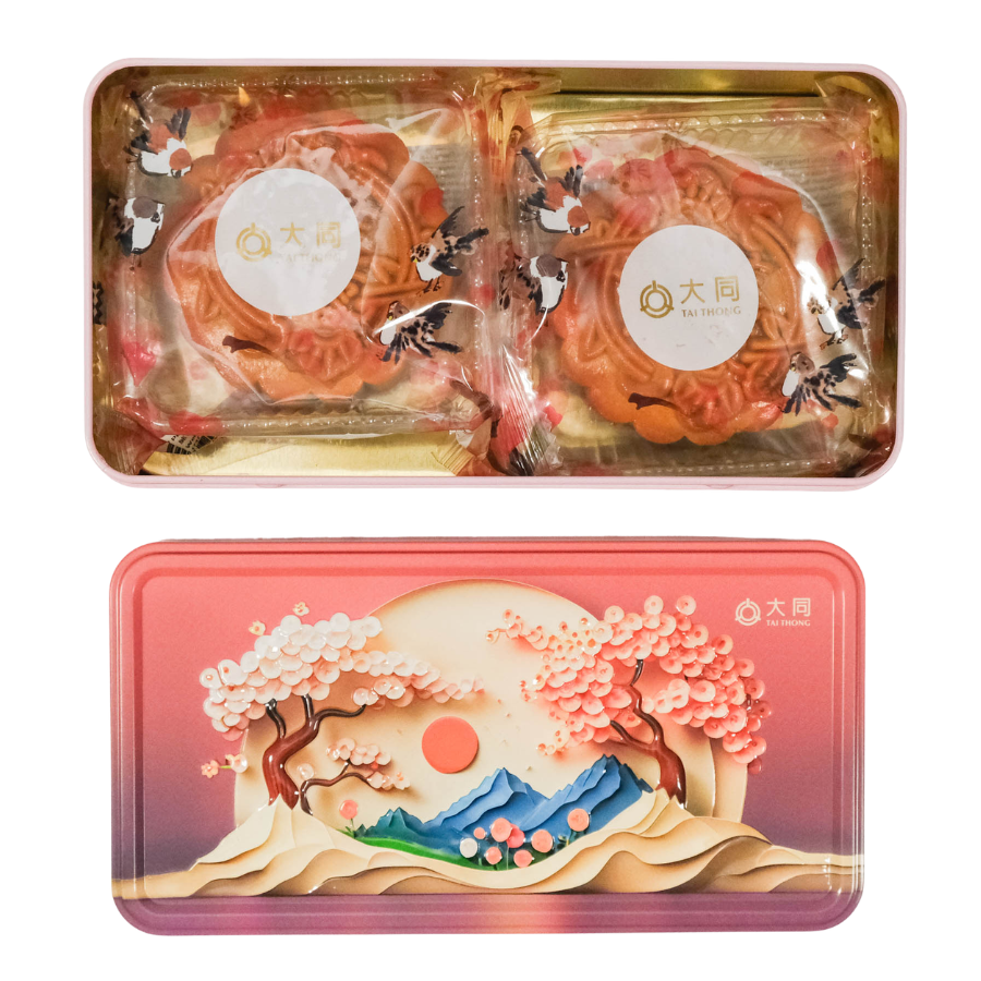 Tai Thong Low Sugar Pure Lotus Mooncake 360g