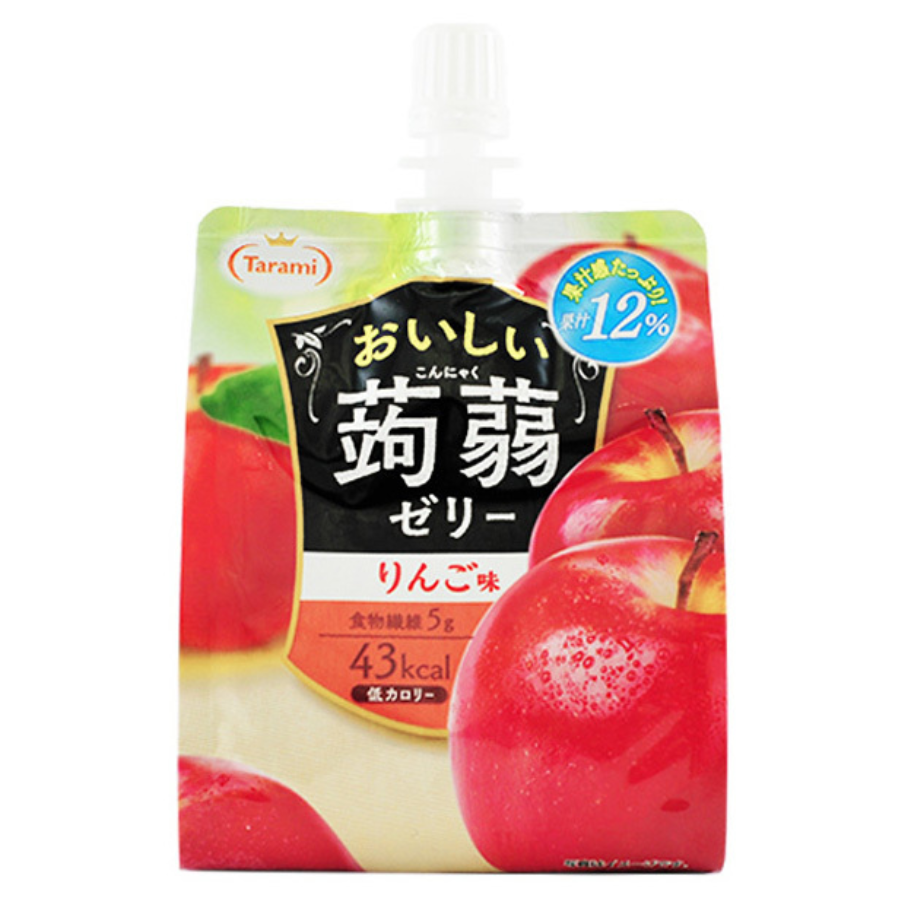 Tarami Konjac Jelly Apple Pouch 150g