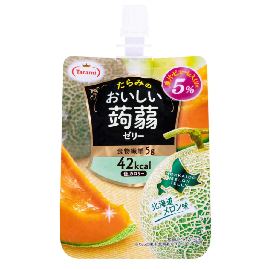 Tarami Konjac Jelly Hokkaido Melon Pouch 150g