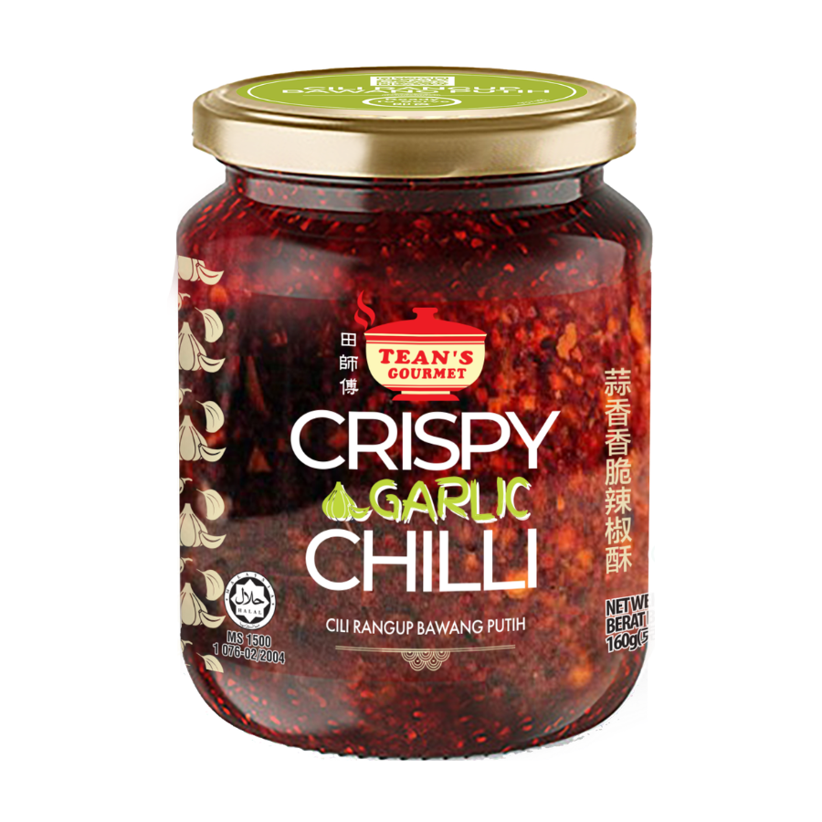 Tean's Gourment Cripsy Garlic Chilli 160g