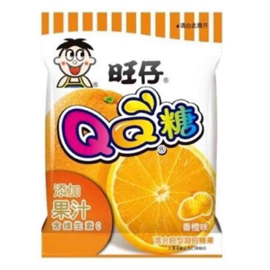 Wangzai QQ Candy Orange Flavour Gummy 70g