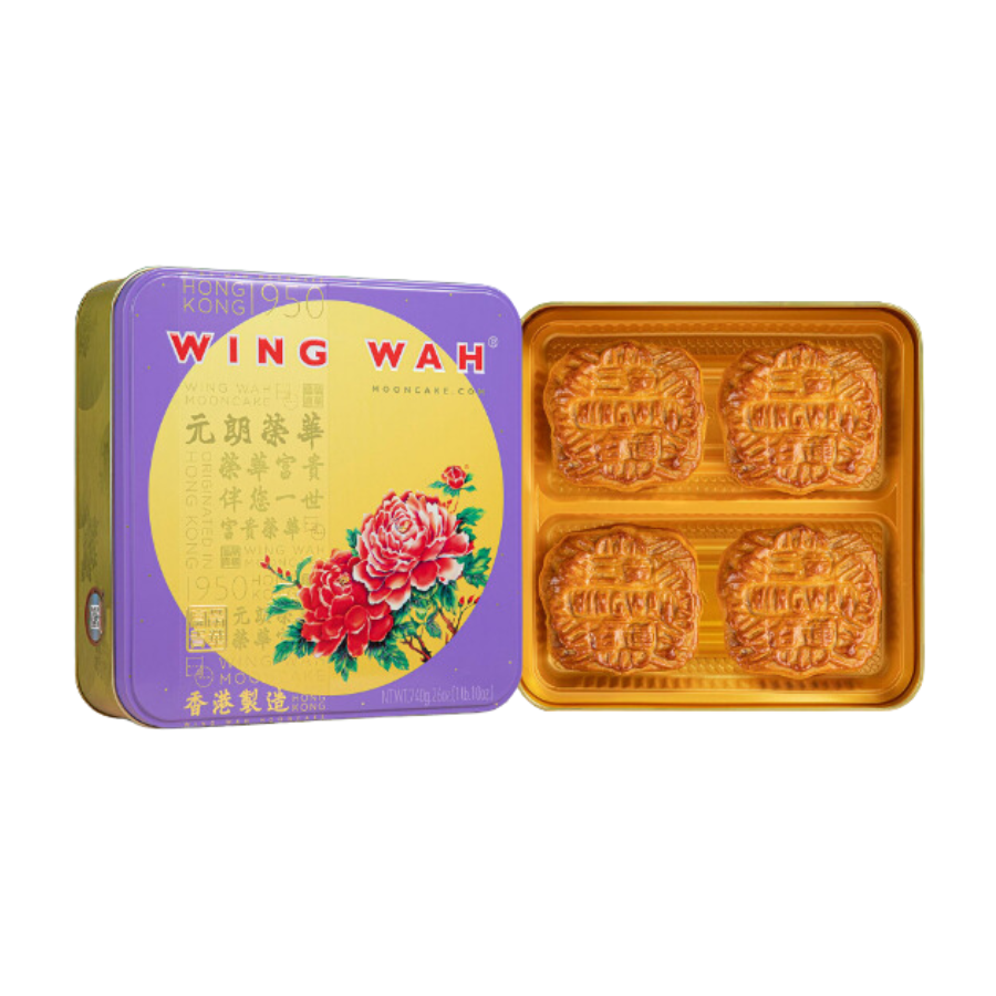 Wing Wah White Lotus Seed 1 Yolk Mooncake 740g