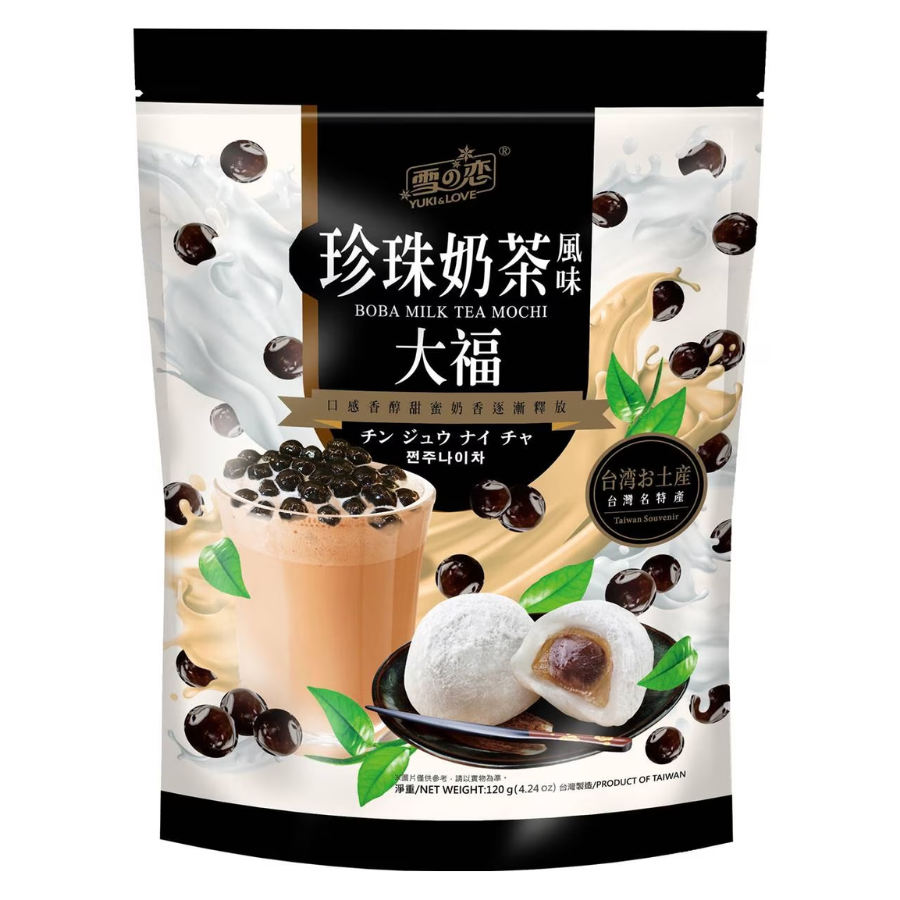 Yuki & Love Boba Milk Tea Mochi 120g