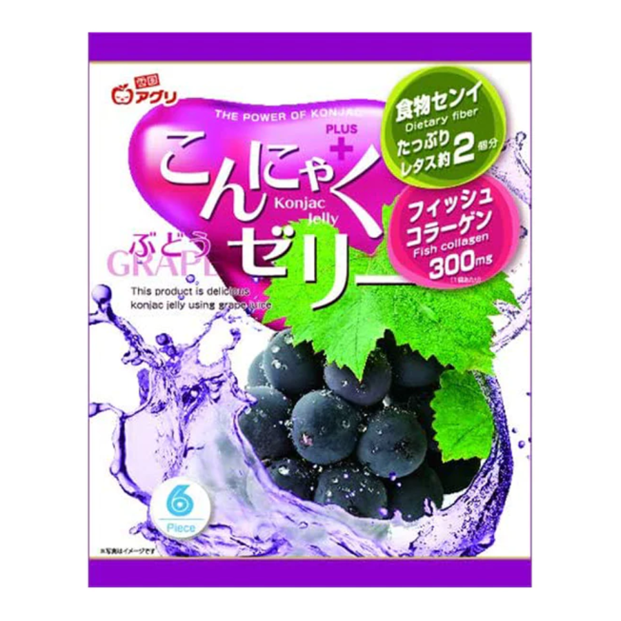 Yukiguni Aguri Konjac Jelly Grape 108g