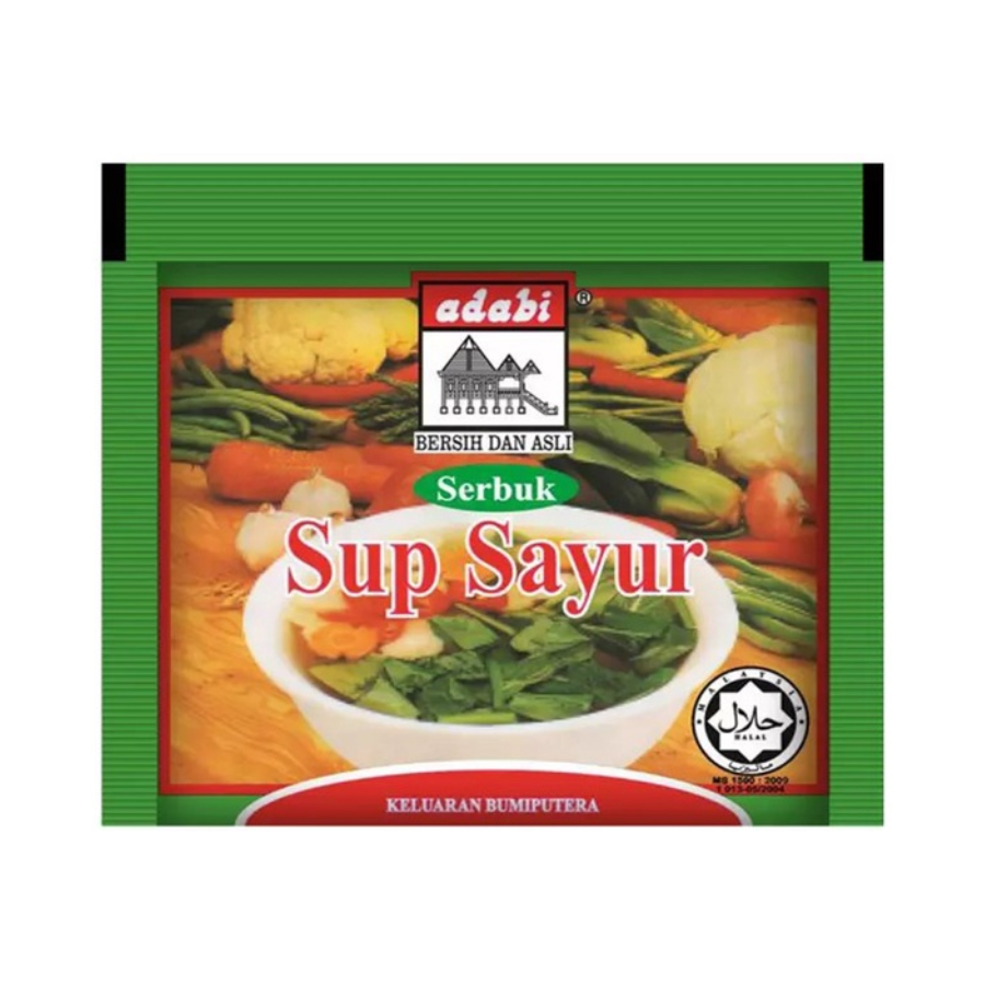 Adabi Serbuk Sup Sayur 20g (EXP: 26.08.25)