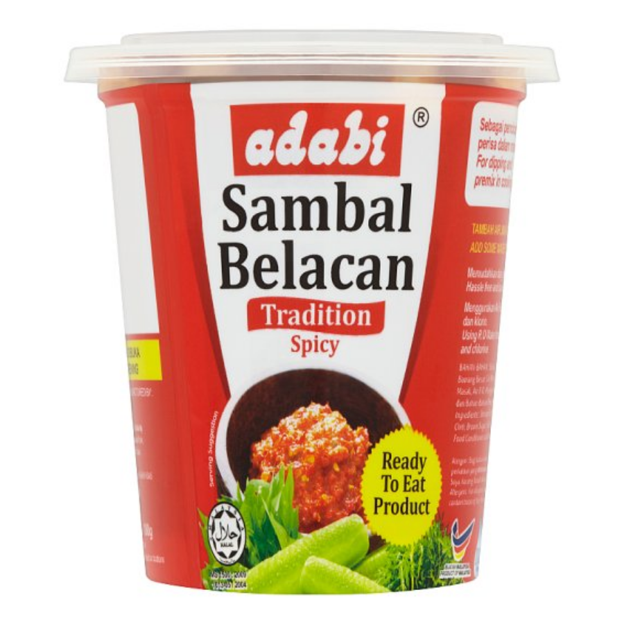 Adabi Traditional Hot & Spicy Sambal Belacan 180g