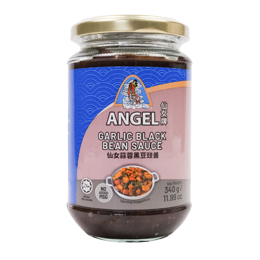 Angel Brand Garlic Black Bean Sauce 340g (BB: 06.04.24)