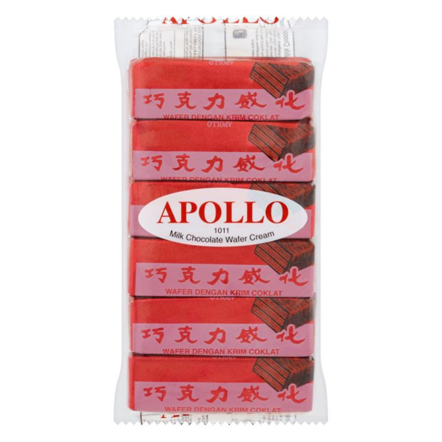 Apollo Milk Chocolate Wafer Cream 12x12g Pack