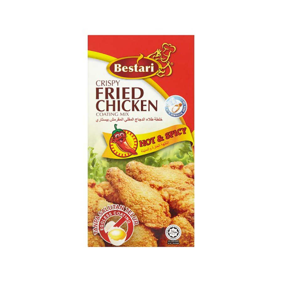 Bestari Fried Chicken Powder Hot & Spicy 150g