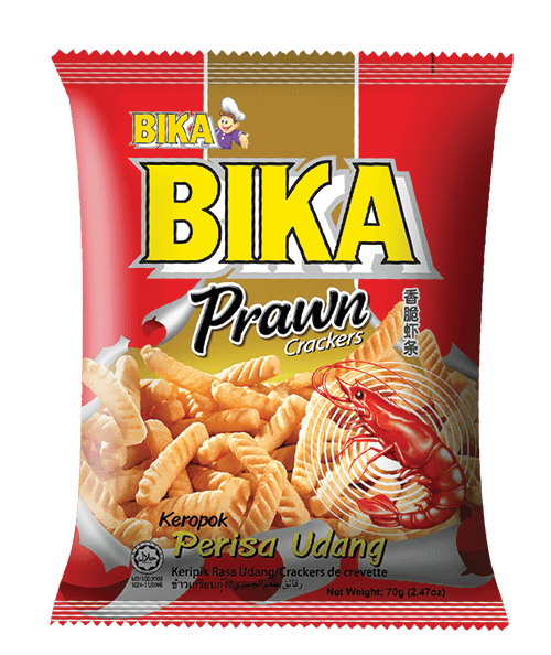 Bika Prawn Crackers 70g (BB: 14.01.25)