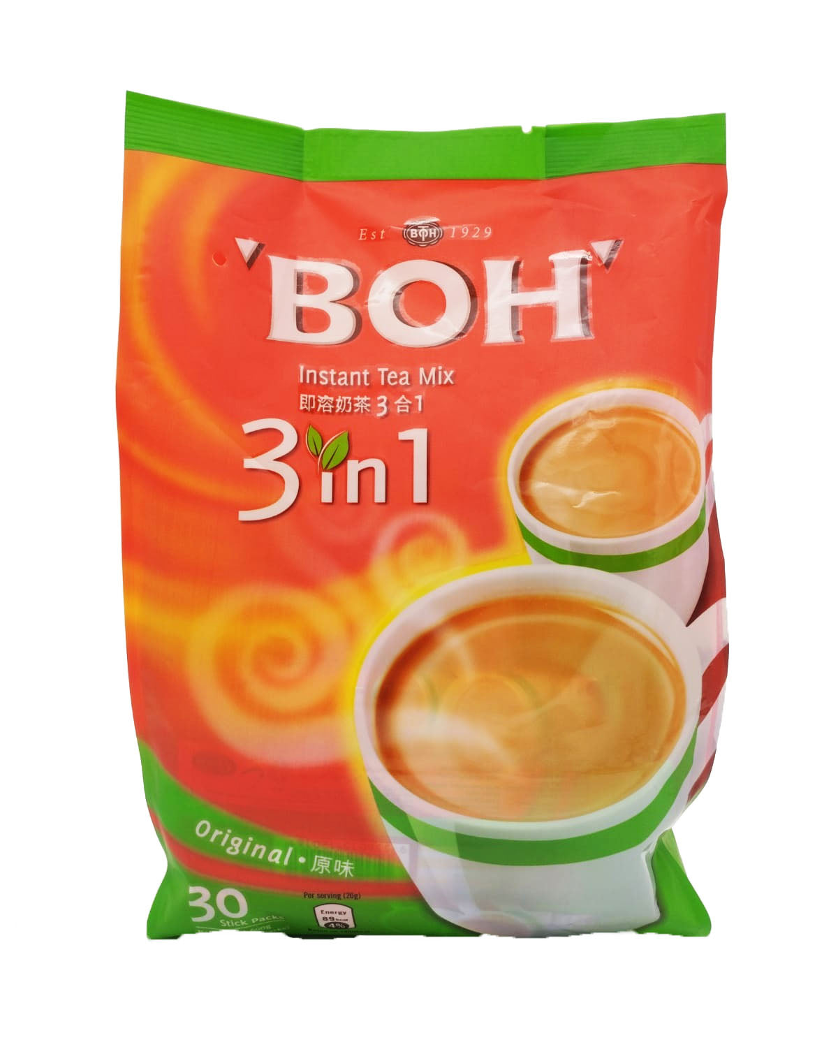 Boh 3-in-1 Instant Tea Mix 30x20g