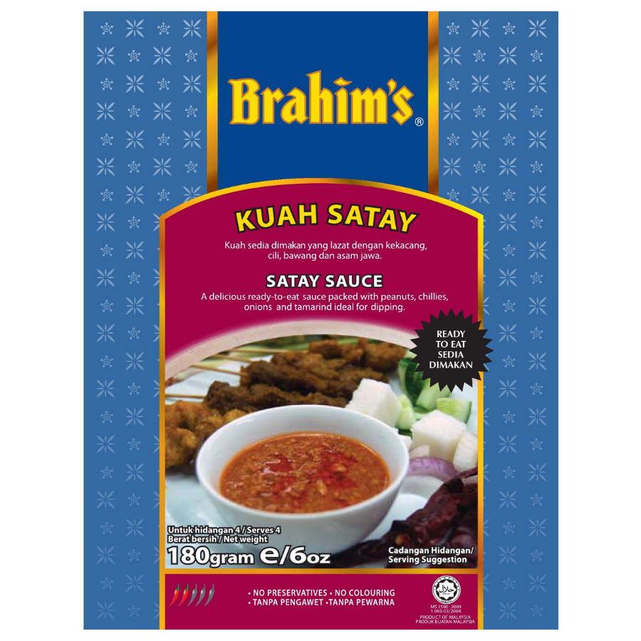 Brahim Satay Sauce 180g (BB: 24.03.24)