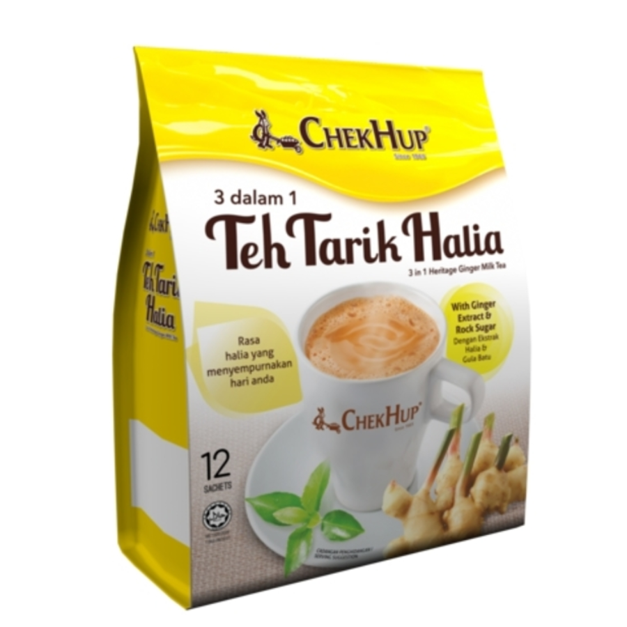 Chek Hup Teh Tarik 3-in-1 Heritage Milk Tea (Ginger) 12x40g