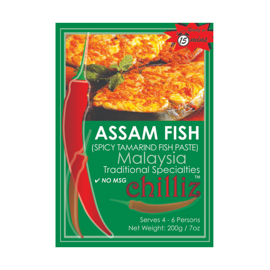 Chilliz Assam Fish Paste 200g