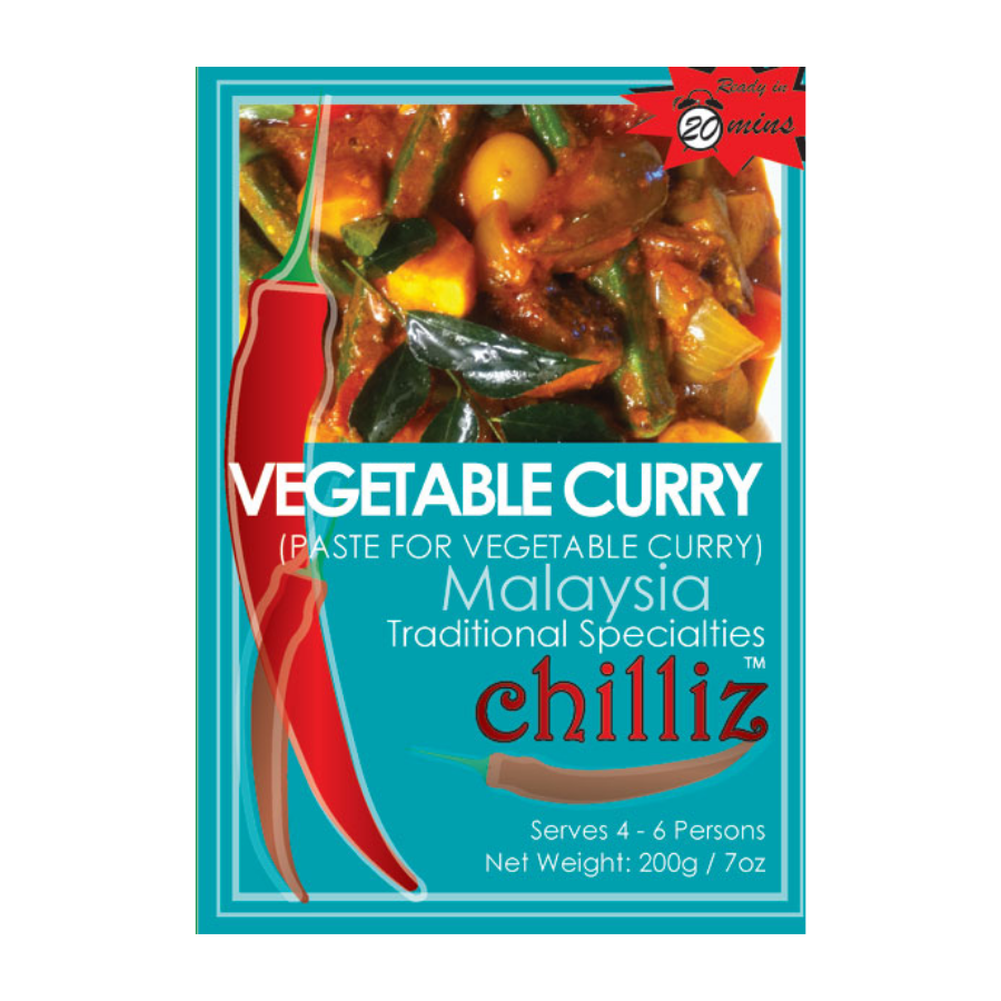 Chilliz Vegetable Curry Paste 200g