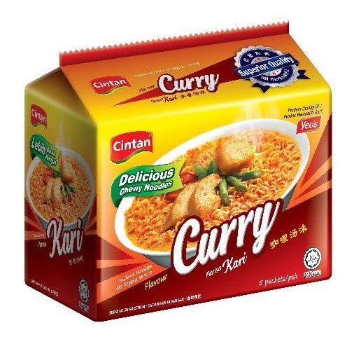 Cintan Curry Flavour Noodles 5x76g Pack