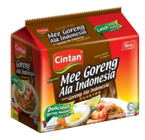 Cintan Mee Goreng Ala Indonesia Flavour Noodles 5x76g Pack