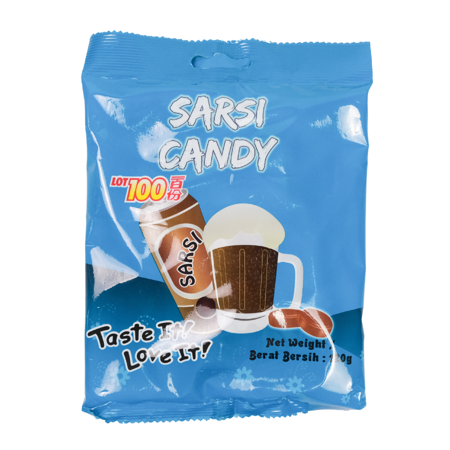 Cocoaland Lot 100 Candy Sarsi Flavour 120g
