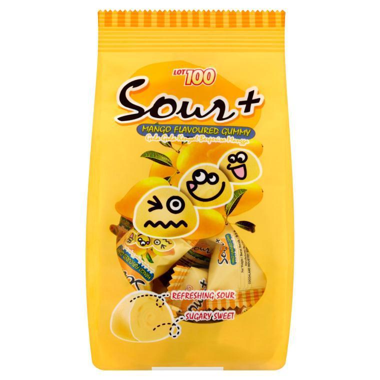 Cocoaland Lot 100 Sour+ Gummy Mango 100g