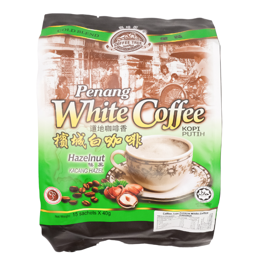 Coffee Tree Penang White Coffee Hazelnut 15x40g