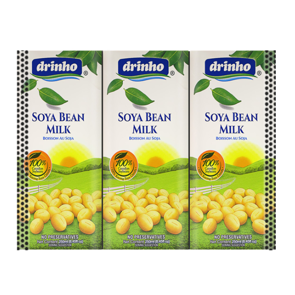 Drinho Soya Bean Milk 6x250ml