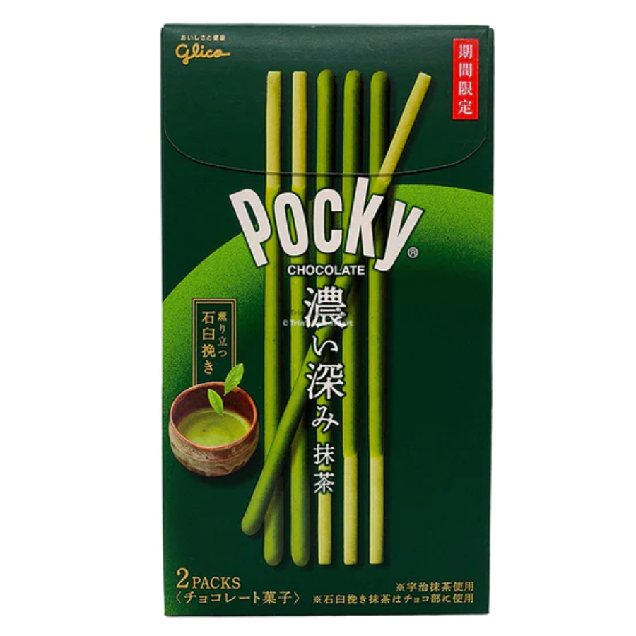 Glico Pocky Matcha (2 Packs In One Box) 85g