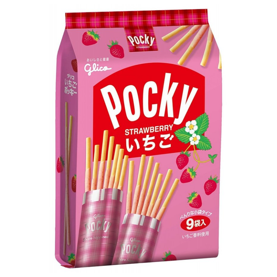 Glico Pocky Strawberry 119g (EXP: 31.07.24)
