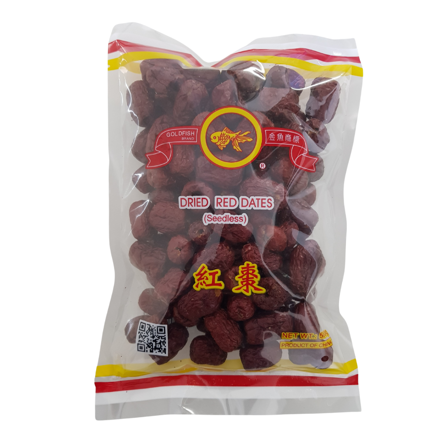 Gold Fish Dried Red Dates (Seedless) 500g