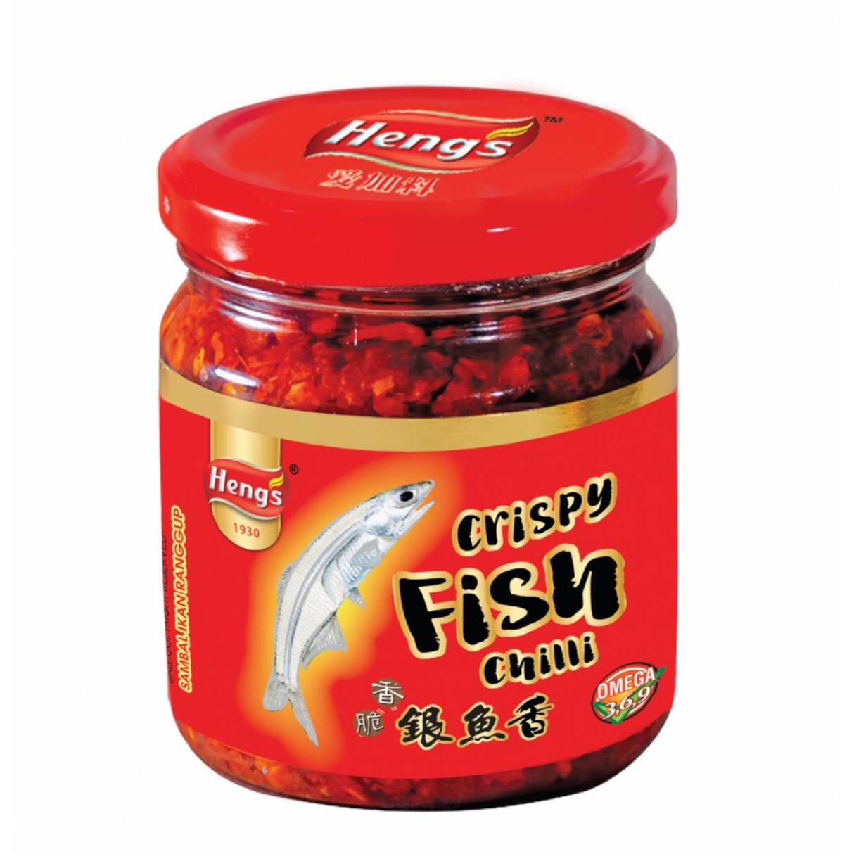 Heng's Crispy Fish Chilli Mix 180g (BB: 09.06.24)