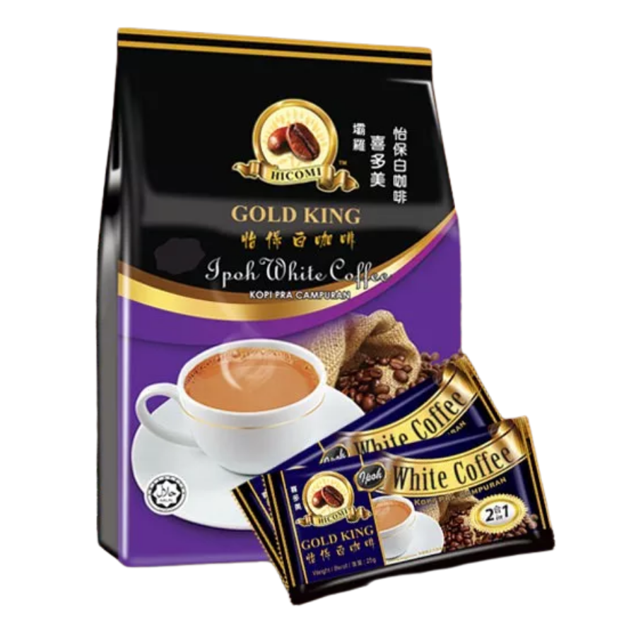Hicomi Ipoh White Coffee 2-in-1 Coffee and Creamer 15x25g