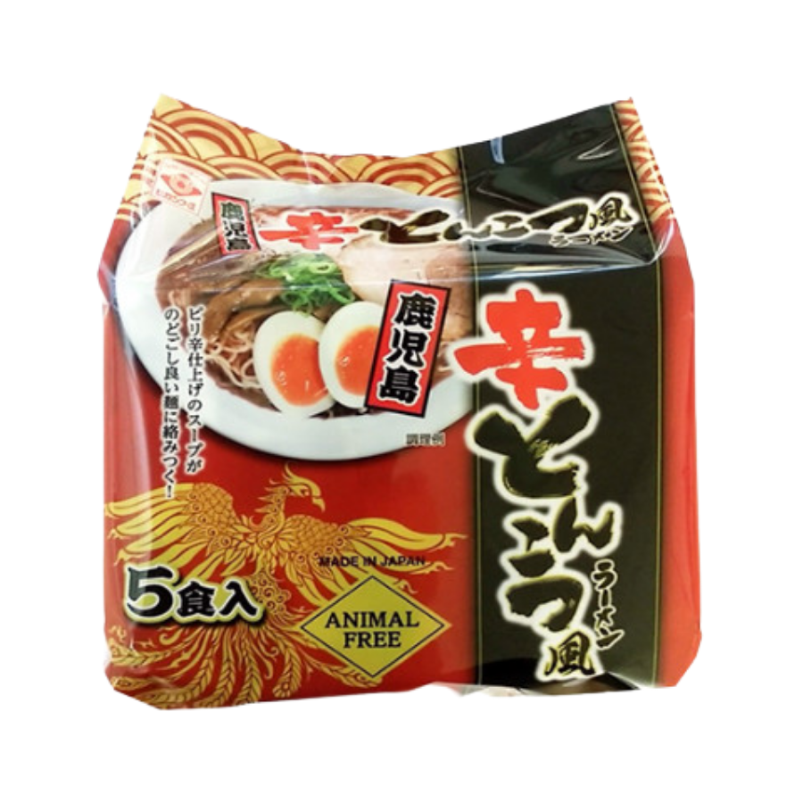 Higashimaru Spicy Tonkotsu Kagoshima Ramen Noodle 5x78g Pack