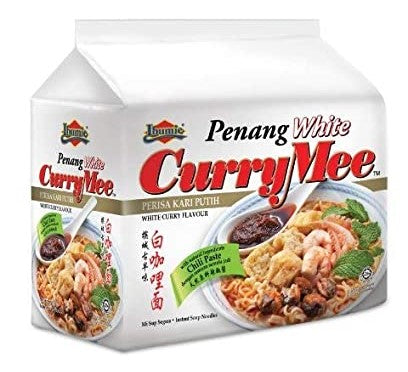 Ibumie White Curry Mee Noodles 4x105g Pack