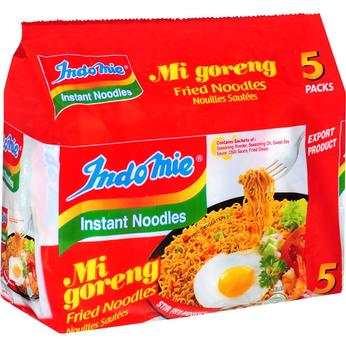 Indomie Mi Goreng Original Noodles 5x80g Pack (EXP: 26.05.24)
